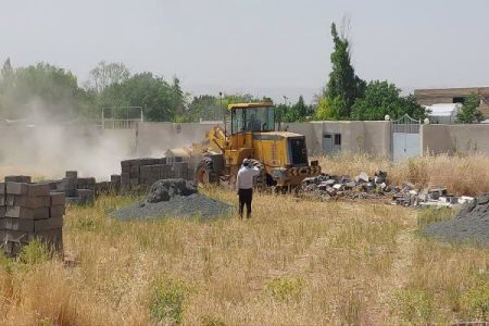 تخریب ۱۳ ساخت و ساز غیرمجاز در اراضی کشاورزی لرستان